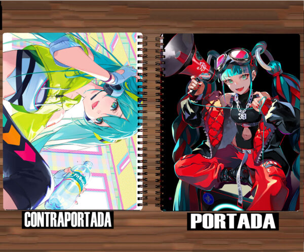 552- Cuaderno / Libreta - Hatsune Miku