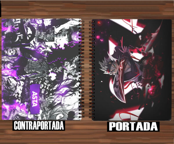 588- Cuaderno / Libreta - Black Clover