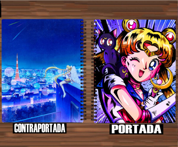 599- Cuaderno / Libreta - Sailor Moon