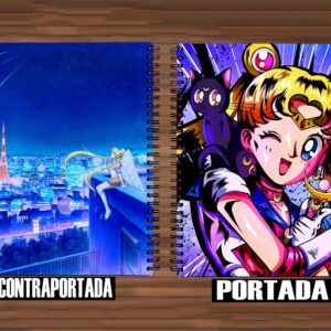 599- Cuaderno / Libreta - Sailor Moon