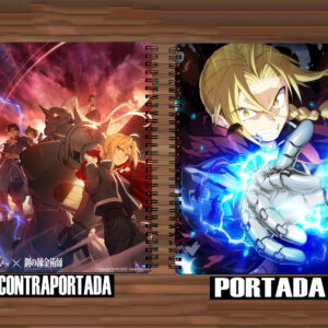 591- Cuaderno / Libreta - Full Metal Alchemist