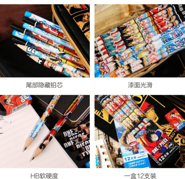 Lapiz de grafito One Piece (1 unidad) - Imagen 2