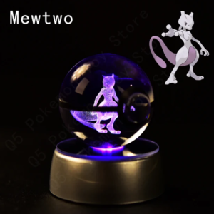 Lamparas bola de cristal Pokemon de Mewtwo