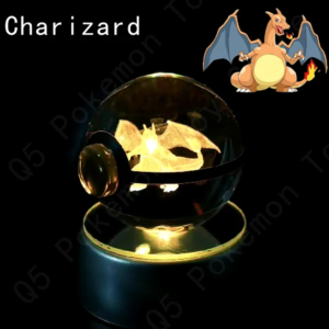 Lamparas bola de cristal Pokemon de Charizard