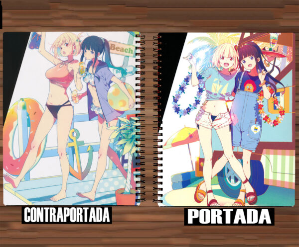 633 - Cuaderno / Libreta - Lycoris Recoil
