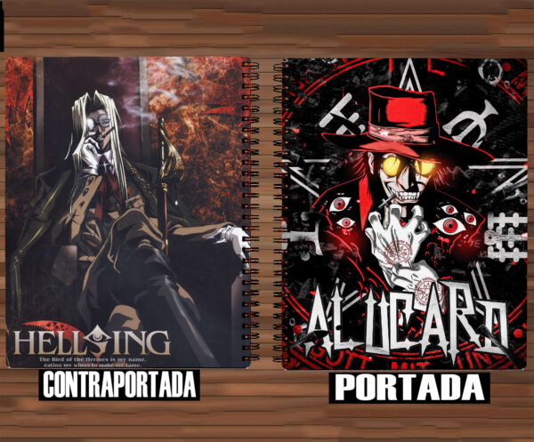 641 - Cuaderno / Libreta - Hellsing