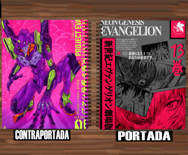 642 - Cuaderno / Libreta - Neon Genesis Evangelion