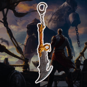 Llavero del Videojuego God of war de las Espadas de Kratos, las Espadas del Caos