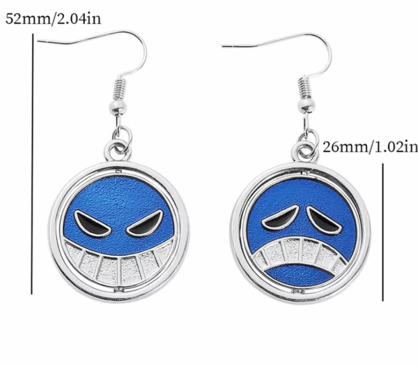 Aretes Portgas D. Ace - One Piece - Imagen 4