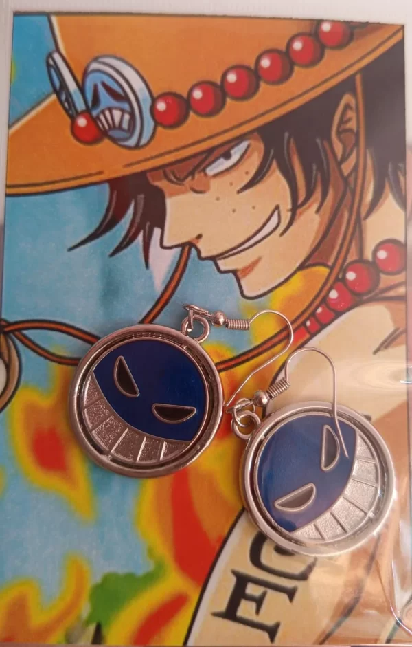 Aretes Portgas D. Ace - One Piece - Imagen 5