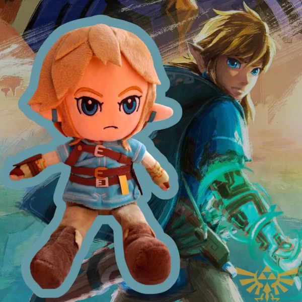 Peluche De Link  Del Videojuego The Legend of Zelda: Breath of the Wild - Nintendo