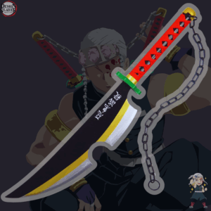 Katana Nichirin De Tengen Uzui - Demon Slayer: Kimetsu no Yaiba