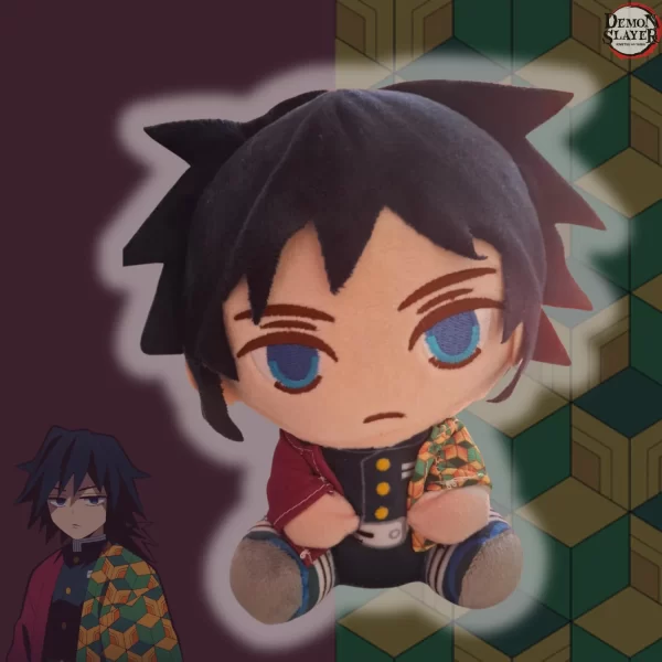 Peluche De Giyū Tomioka De 20cm - Demon Slayer: Kimetsu no Yaiba