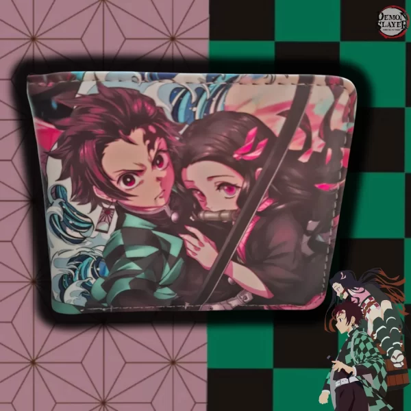 Billetera Del Anime: Demon Slayer: Kimetsu no Yaiba - Tanjiro, Nezuko