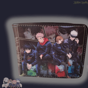 Billetera De Jujutsu Kaisen - Gojo, Itadori, Megumi, Nobara