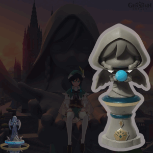 Figura De La Estatua De Barbatos - Genshin Impact