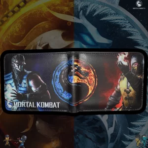 Billetera Del Videojuego Mortal Kombat - Scorpion, Sub-Zero