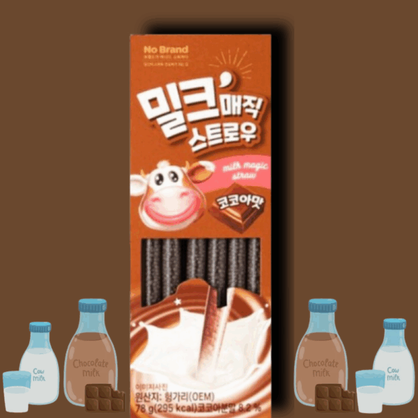 Pajillas Con Trocitos De Sabor a Chocolate – Fast Milk