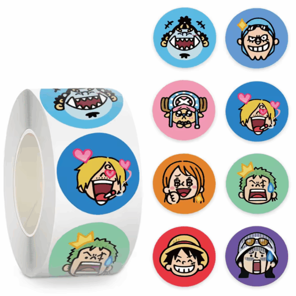 Rollo De Pegatinas De One Piece - Imagen 5