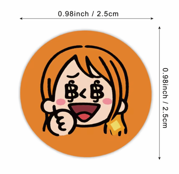 Rollo De Pegatinas De One Piece - Imagen 2