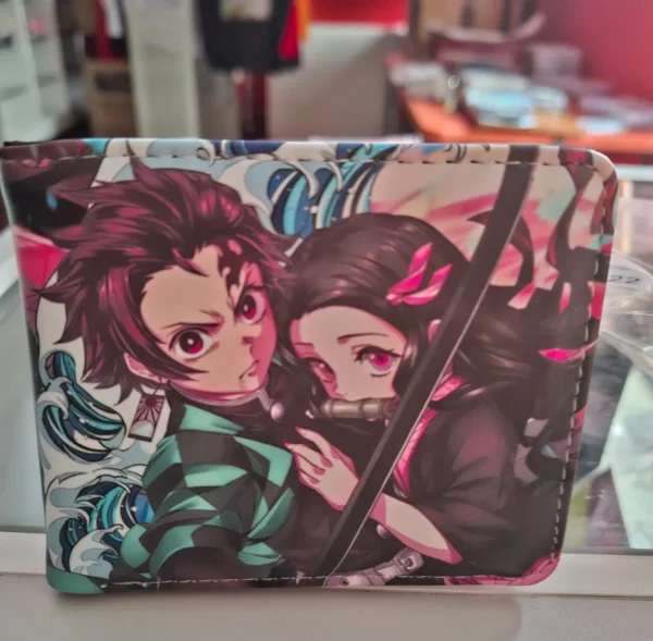 Billetera Del Anime: Demon Slayer: Kimetsu no Yaiba - Tanjiro, Nezuko - Imagen 2
