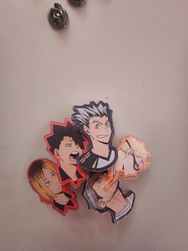 Set Random Broches De Haikyū!! - 5 Unids - Imagen 3