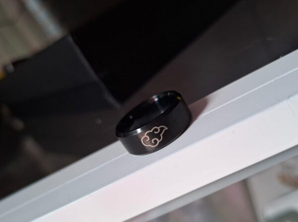 Anillo Con La Nube De La Organización Akatsuki - Naruto - Imagen 4