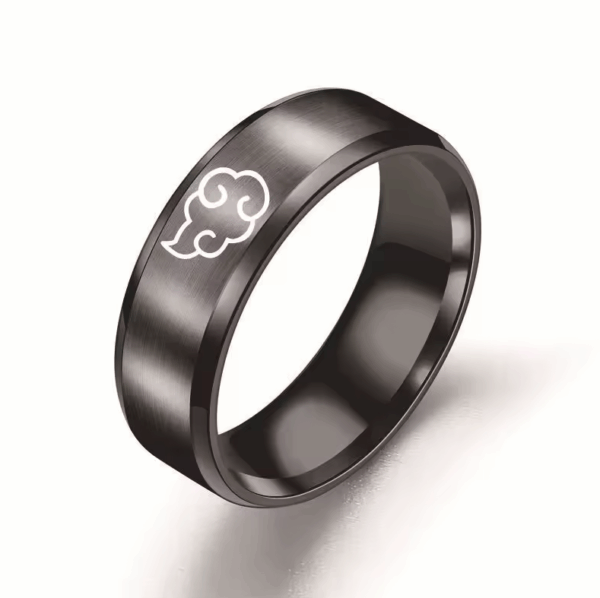 Anillo Con La Nube De La Organización Akatsuki - Naruto - Imagen 3