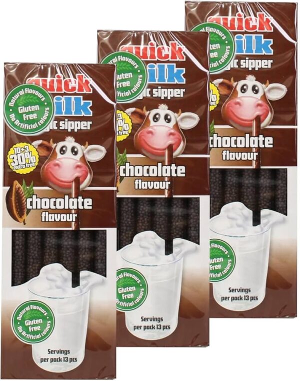 Pajillas Con Trocitos De Sabor a Chocolate – Fast Milk - Imagen 4