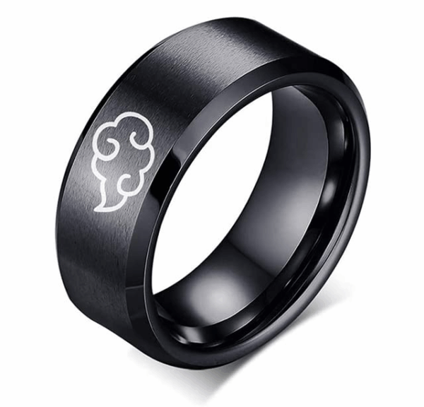 Anillo Con La Nube De La Organización Akatsuki - Naruto - Imagen 2