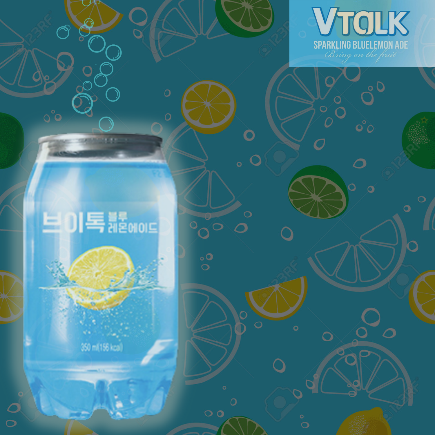 Refresco De Limonada Azul - Vtalk