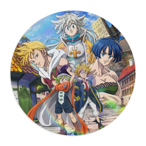 Mousepad Redondo De Nanatsu no Taizai