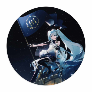 Mousepad redondo De Hatsune Miku