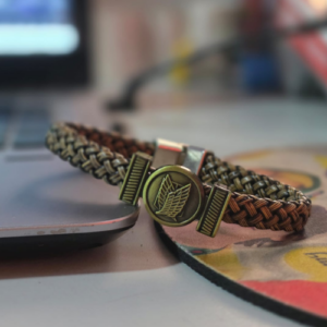 Pulsera De Cuero Trenzado De Las Alas De Libertad – Shingeki no Kyojin