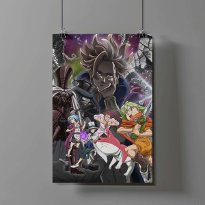 Poster De Nanatsu no Taizai Four Knights of the Apocalypse
