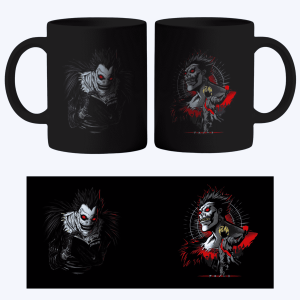 Taza Negra De Death Note