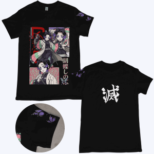 Camiseta Unisex De Shinobu - Kimetsu no Yaiba