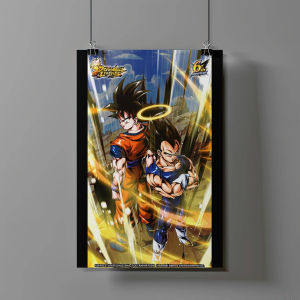 Poster De Son Gokū Y Vegeta - Dragon Ball Legends