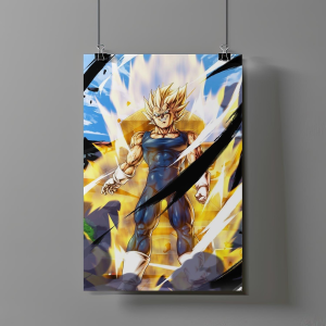 Poster De Vegeta - Dragon Ball Z