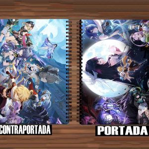 12 – Cuaderno / Libreta – Genshin Impact