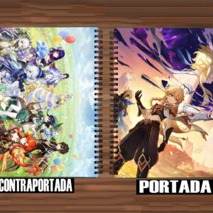 204 – Cuaderno / Libreta – Genshin Impact