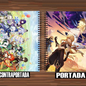 204 – Cuaderno / Libreta – Genshin Impact