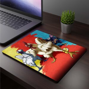 Mousepad cuadrado de Rooster Fighter