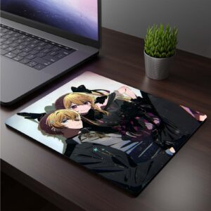Mousepad cuadrado de Ruby y Aqua Hoshino - Oshi no Ko