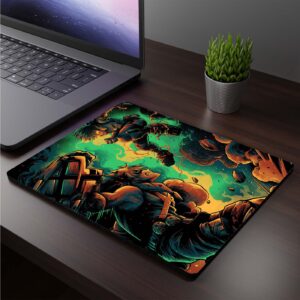 Mousepad cuadrado de Deku y Bakugo - My Hero Academia