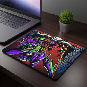 Mousepad cuadrado de Unidad 01 - Evangelion