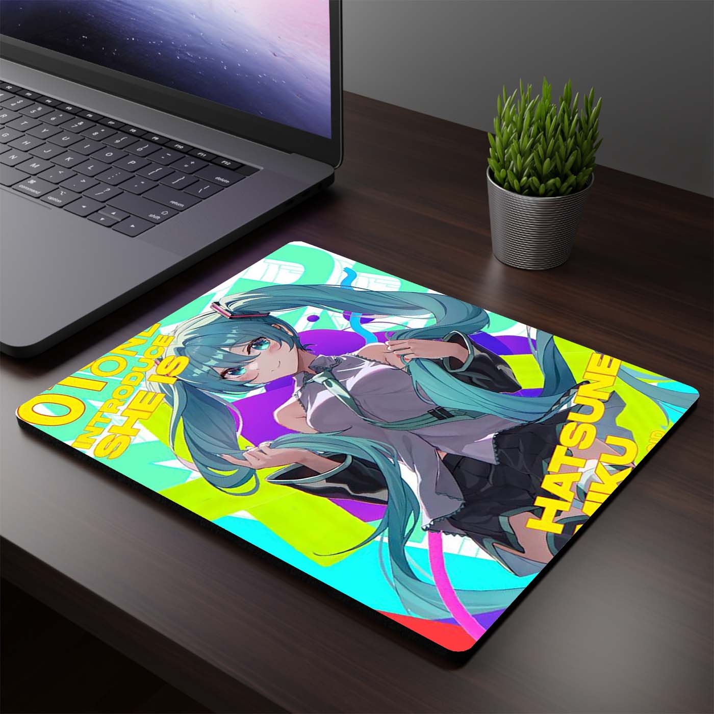 Mousepad cuadrado de Hatsune Miku - Vocaloid