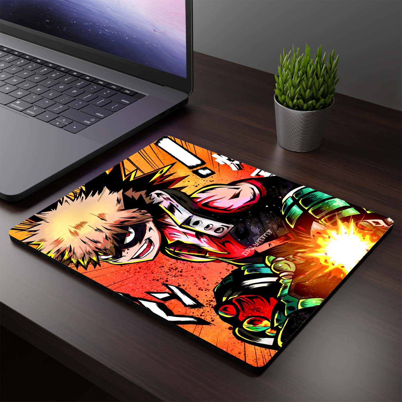Mousepad cuadrado de Katsuki Bakugo - My Hero Academia