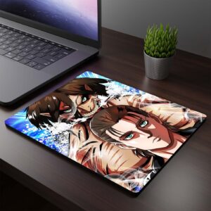Mousepad cuadrado de Eren Yeager - Attack on Titan
