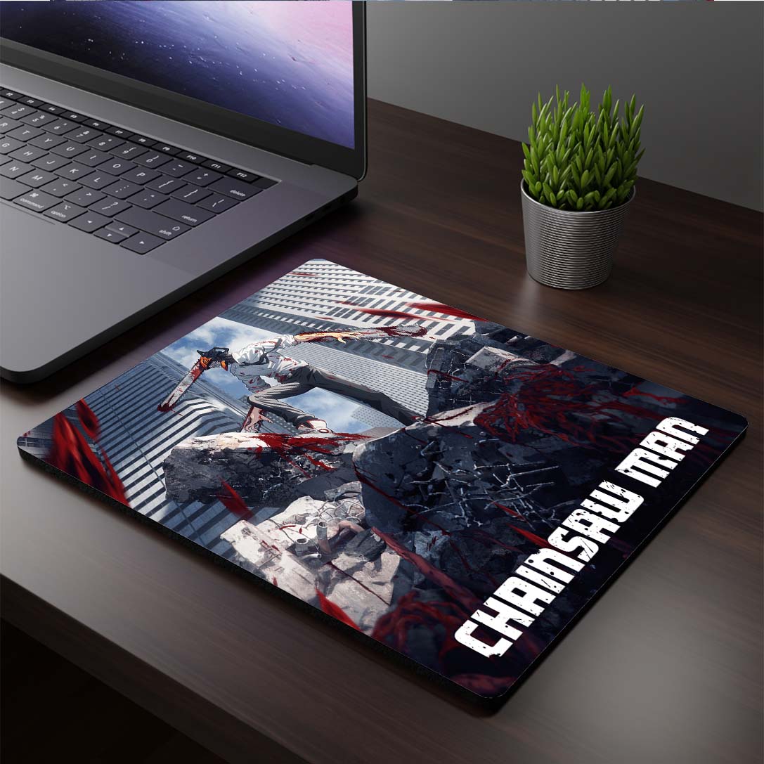 Mousepad cuadrado Power y Aki